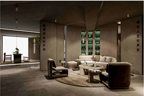 海口市保利中央海岸現代簡約風格辦公空間裝修案例