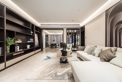 海口市昌茂翰林西苑現代簡約風格四居室裝修案例