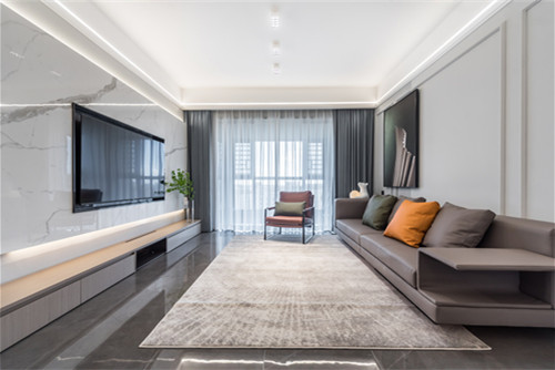 海口市華榮府現代簡約風格四居室裝修案例