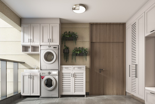 廣州市大華·紫悅府現代簡約風格三居室裝修案例